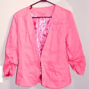 Neon Pink Blazer Large